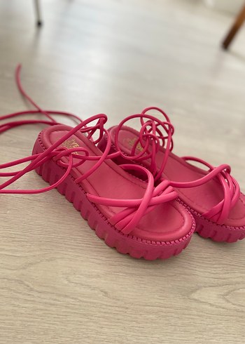 Pembe  Kadın Sandalet - Görsel 2