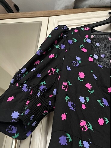 xl Beden Çiçekli elbise
