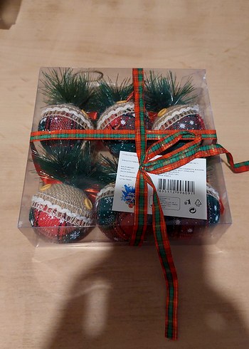 Renkli Yılbaşı Süs Topları Seti - Görsel 2