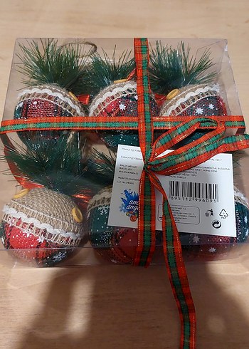 Renkli Yılbaşı Süs Topları Seti - Görsel 3