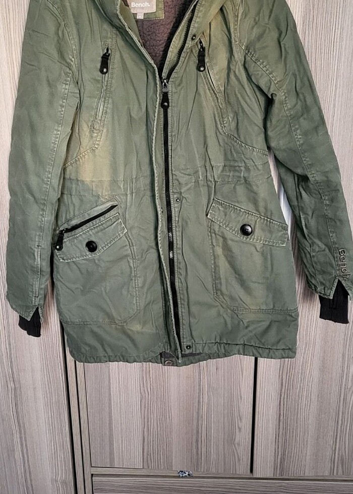 Kadın haki parka Bench - Görsel 2