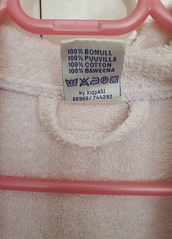 3 Yaş Beden pembe Renk Çocuk bornoz