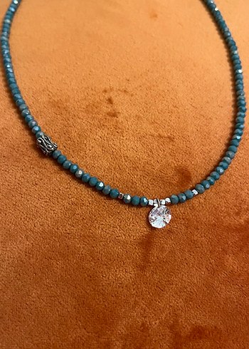 Tasarımcı Boncuklu Bohem Kısa Kolye