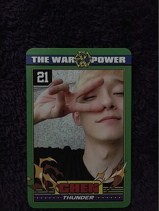 exo chen orjinal photocard