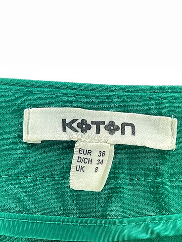 36 Beden yeşil Renk Koton Kumaş Pantolon %70 İndirimli.