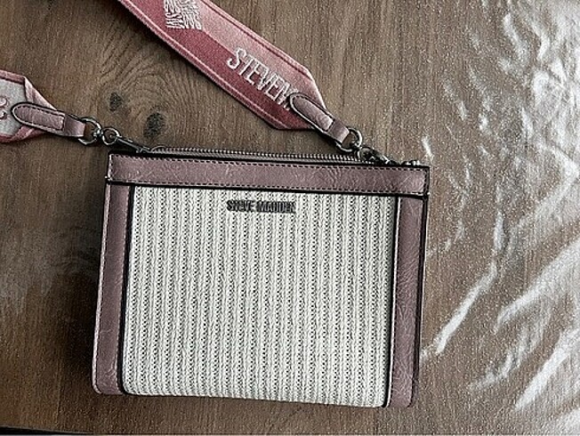 Steve madden pembe kol çantası