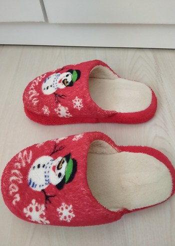 Nakışlı Kış Temalı Kadın Ev Terliği - Görsel 4