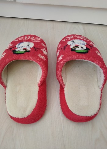 Nakışlı Kış Temalı Kadın Ev Terliği - Görsel 5