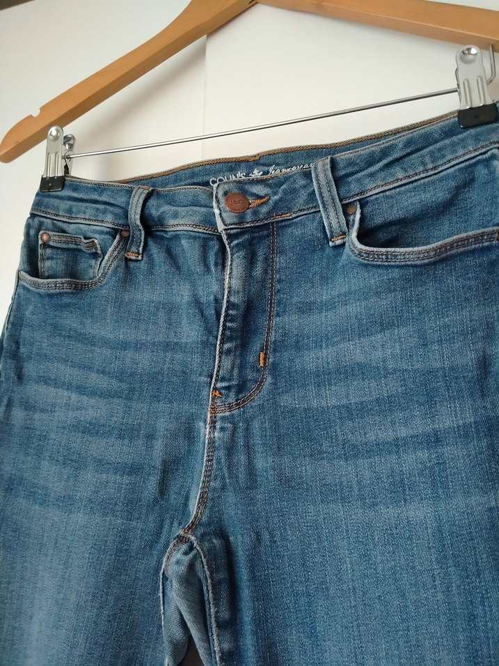 Gri Mavi Kadın Denim Rahat Kesim Pantolon - Görsel 2