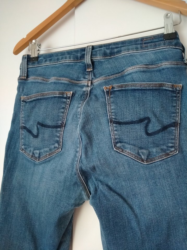 Gri Mavi Kadın Denim Rahat Kesim Pantolon - Görsel 4