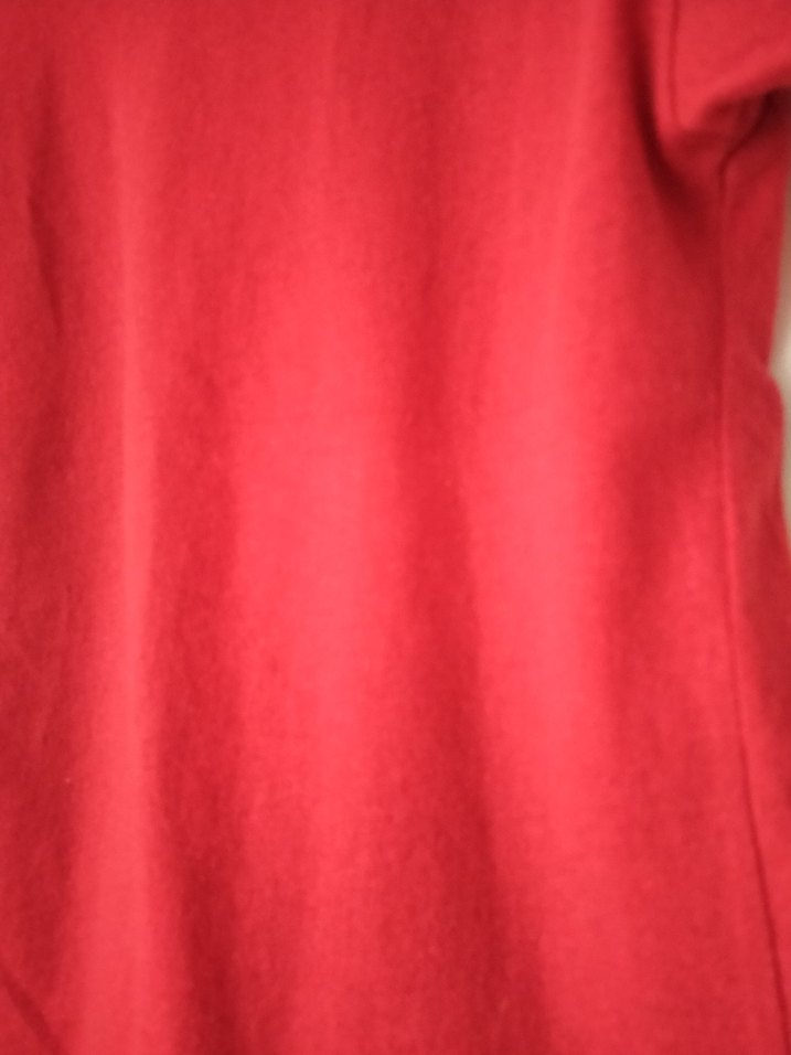 Kırmızı Kısa Kollu Kadın Tişört - Görsel 2