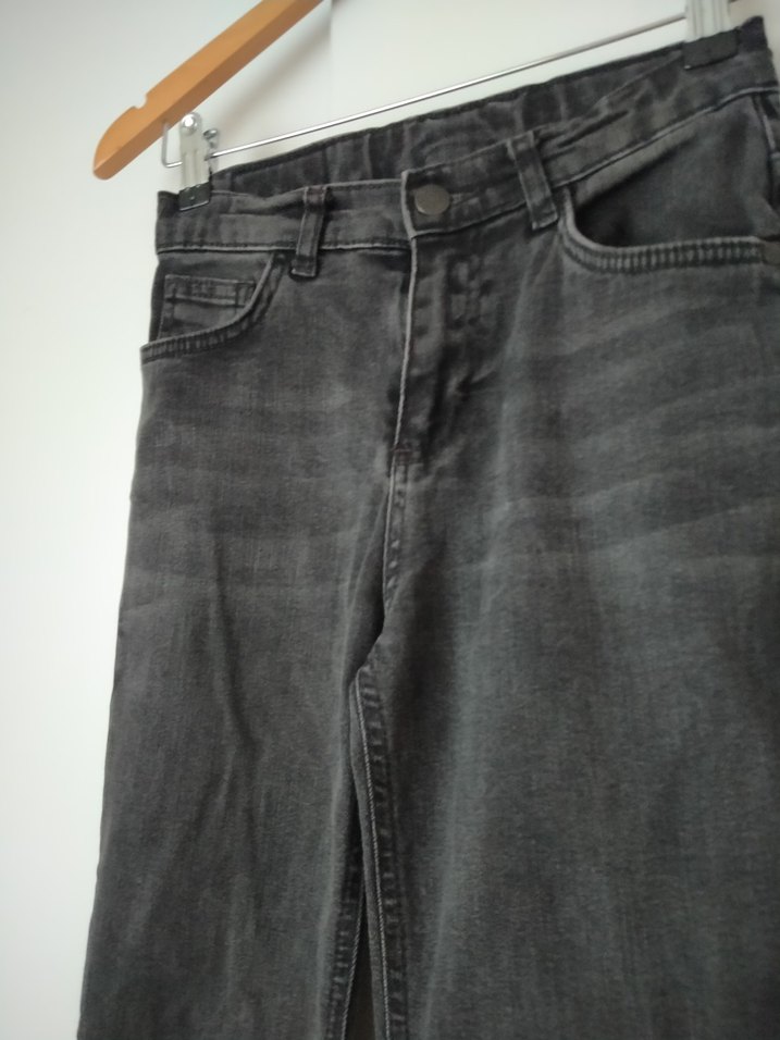 Gri Erkek Çocuk Denim Pantolon - Görsel 2