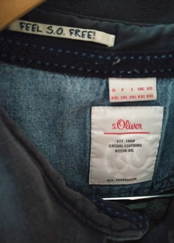 Erkek Gri Çizgili Kısa Kollu Polo Tişört - Görsel 4