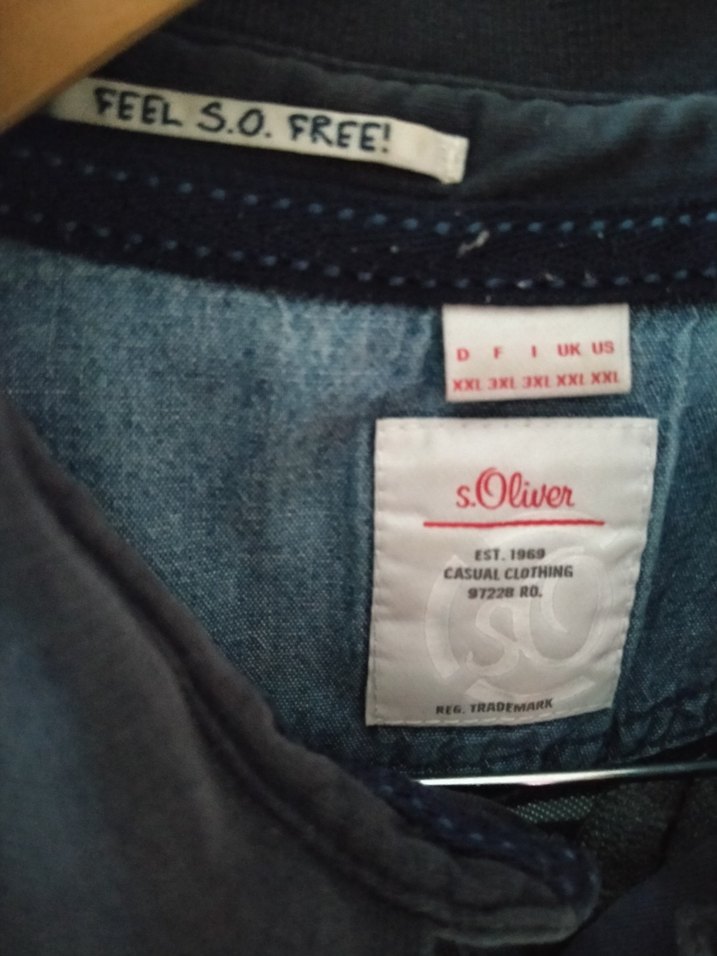 Erkek Gri Çizgili Kısa Kollu Polo Tişört - Görsel 4