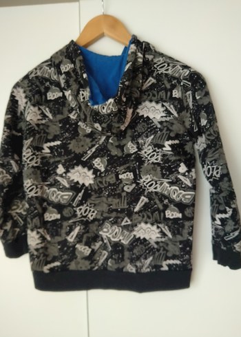 Kapüşonlu Fermuarlı Erkek Sweatshirt - Görsel 3