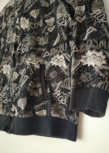 Kapüşonlu Fermuarlı Erkek Sweatshirt - Görsel 4