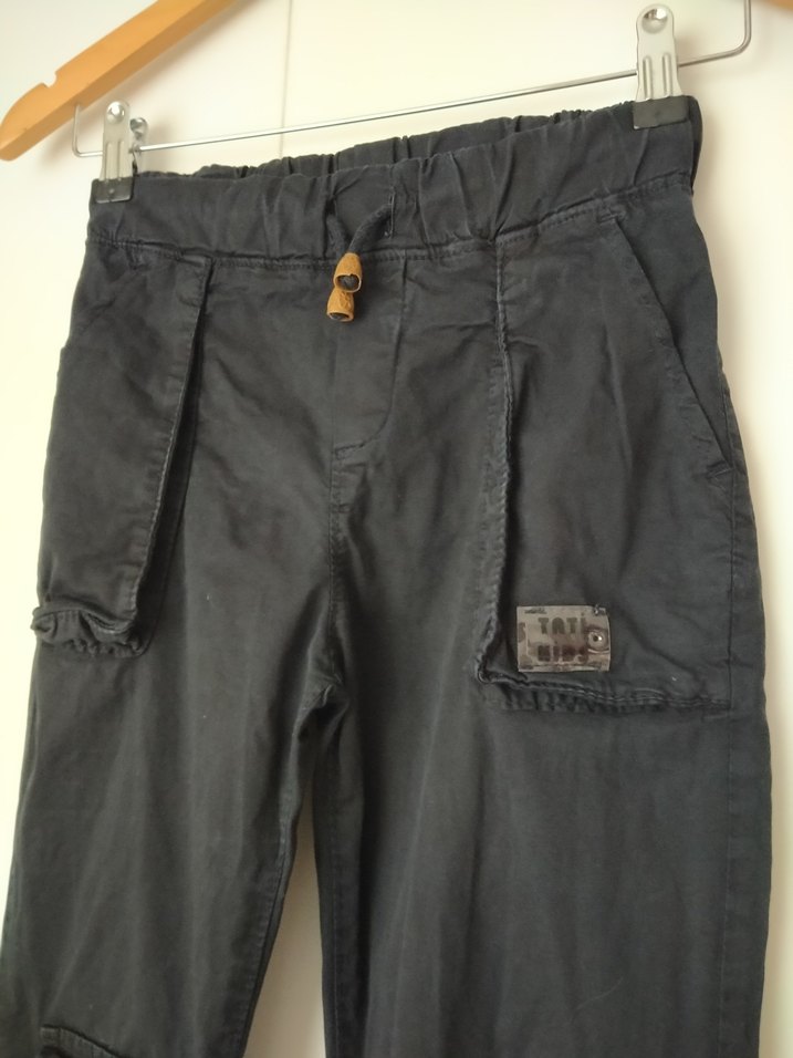 Siyah Erkek Çocuk Denim Pantolon - Görsel 5