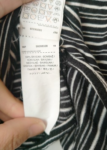 Gri Çizgili V Yaka Pliseli Kadın Yelek - Görsel 7