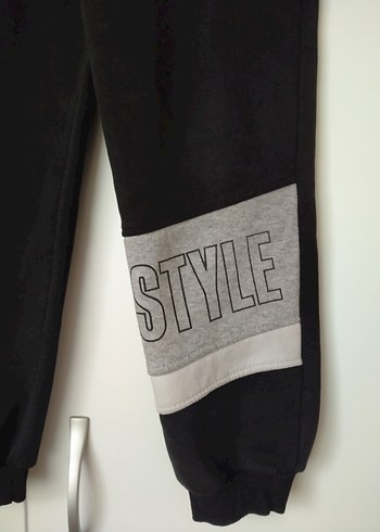 Siyah Street Wear Jogger Eşofman Altı - Görsel 5