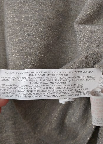 Gri Metalik tişört - Görsel 6