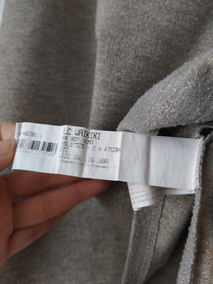 Gri Metalik tişört - Görsel 3