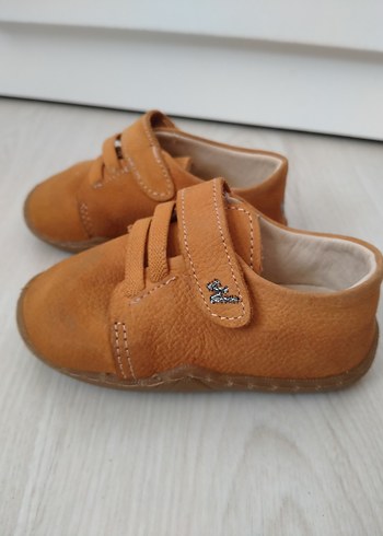 Bej Deri Erkek Bebek İlk Adım Ayakkabısı - Görsel 4