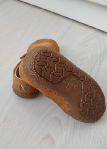 Bej Deri Erkek Bebek İlk Adım Ayakkabısı - Görsel 3