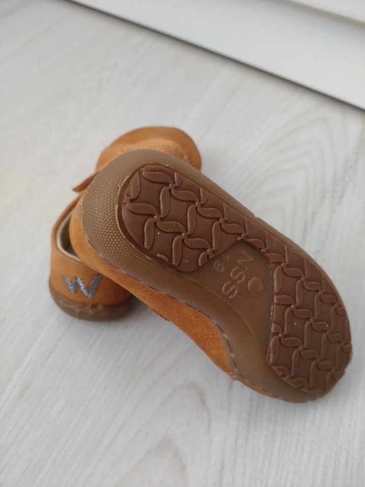 Bej Deri Erkek Bebek İlk Adım Ayakkabısı - Görsel 3