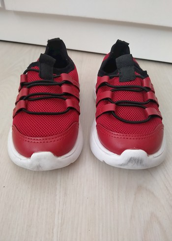 Erkek Çocuk Kırmızı Elastik Bağcıklı Spor Ayakkabı - Görsel 2