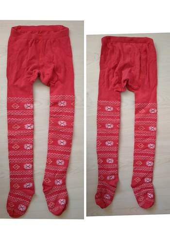 Çocuk Renkli Desenli Külotlu Çorap - Görsel 6