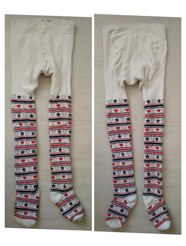 Çocuk Renkli Desenli Külotlu Çorap - Görsel 4