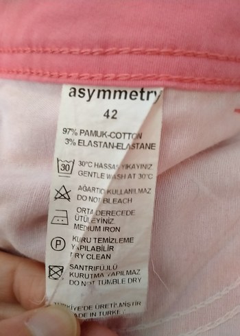 Pembe Midi Kadın Kumaş Pantolon - Görsel 4
