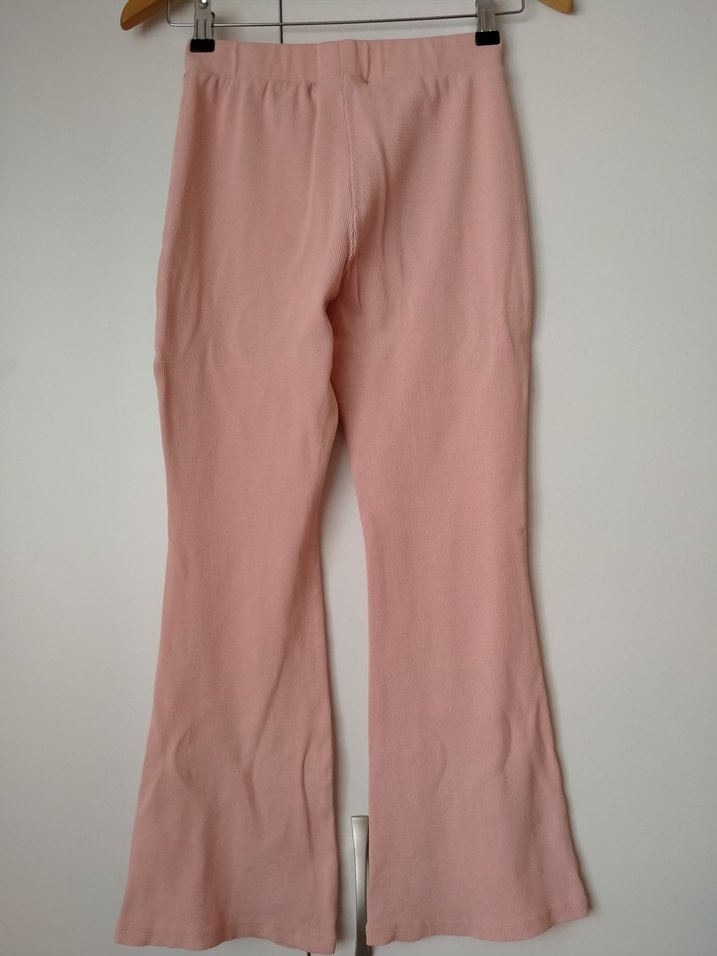 Kız Çocuk Pembe Rahat Kesim Tayt - Görsel 4