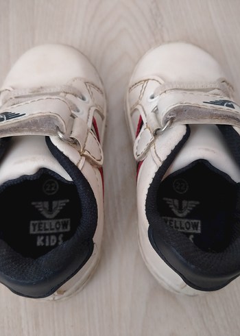 Beyaz Erkek Çocuk Spor Ayakkabı Velcro - Görsel 5