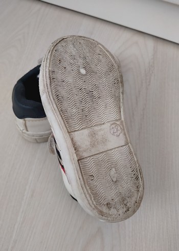 Beyaz Erkek Çocuk Spor Ayakkabı Velcro - Görsel 4