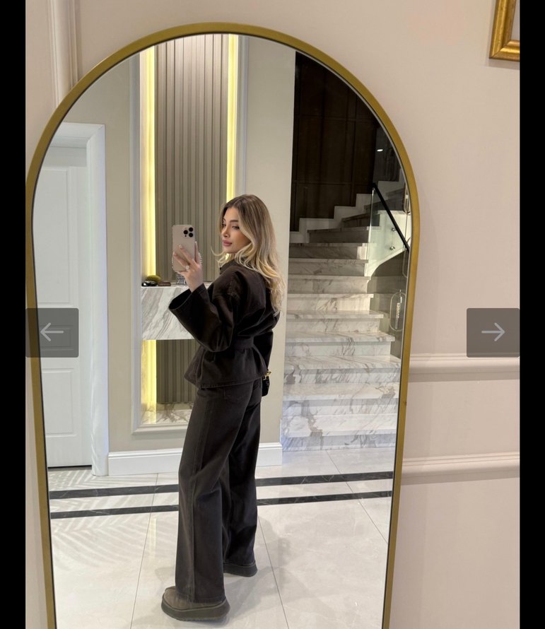 Kahverengi alt üst takım - Görsel 2