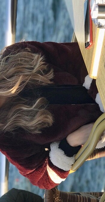 Pull and bear kürk - Görsel 5