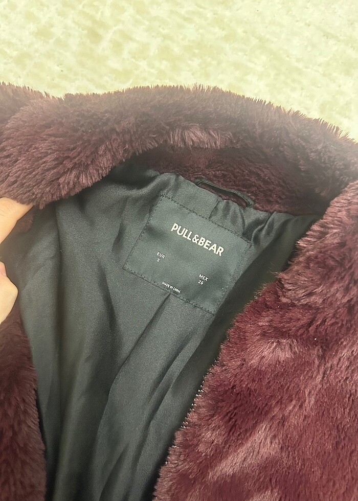 Pull and bear kürk - Görsel 3