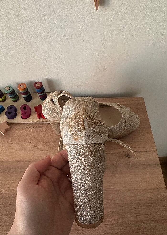 Koşma garantili topuklu ayakkabı - Görsel 4