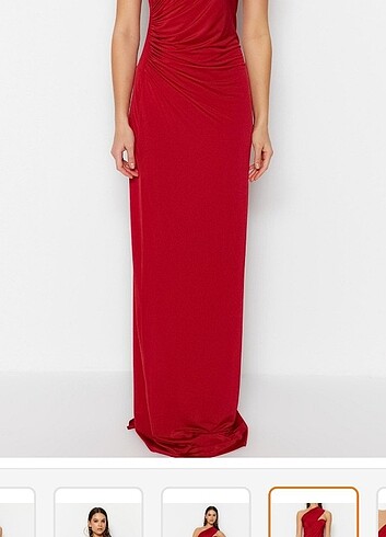 Kırmızı abiye - Görsel 2