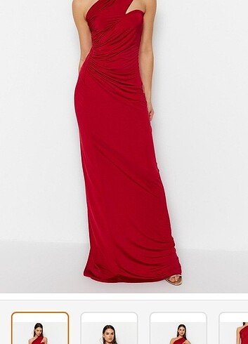 Kırmızı abiye - Görsel 3