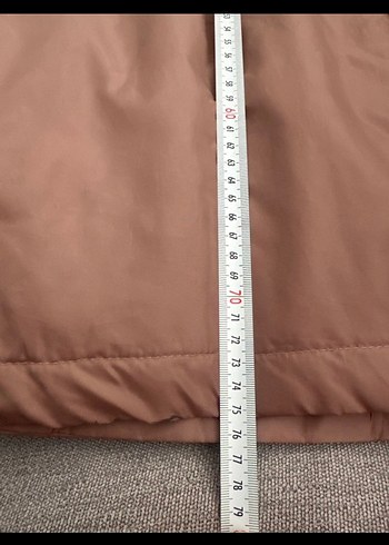 Pudra Midi Düğmeli Kadın Ceket - Görsel 8