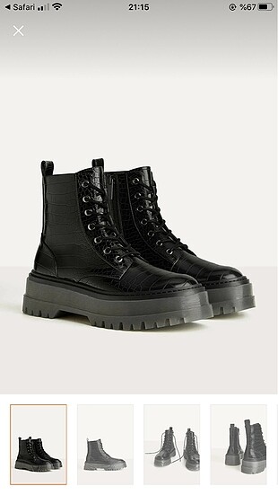 Bershka yılan desenli bot