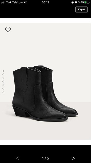 Bershka kovboy bot
