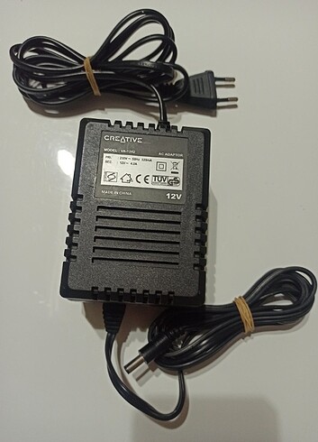 Cerative ses sistemi güç kaynağı Ac 12 volt, 4.2 Amper sıfır
