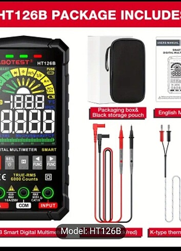 Dijital otomatik multimetre  - Görsel 5