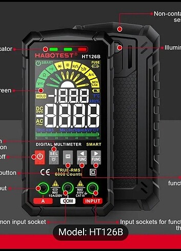 Dijital otomatik multimetre  - Görsel 9