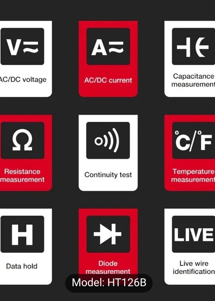 Dijital otomatik multimetre  - Görsel 4