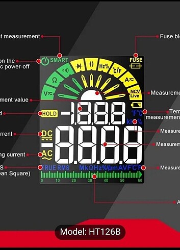 Dijital otomatik multimetre - Görsel 7