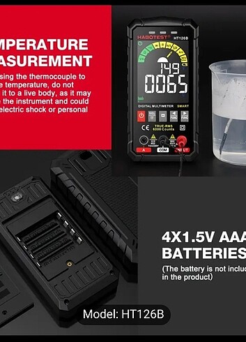 Dijital otomatik multimetre - Görsel 9